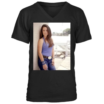 Holly Marie Combs Men's V-Neck T-Shirt