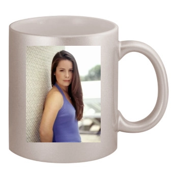 Holly Marie Combs 11oz Metallic Silver Mug