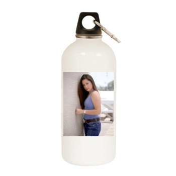 Holly Marie Combs White Water Bottle With Carabiner