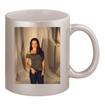 Holly Marie Combs 11oz Metallic Silver Mug