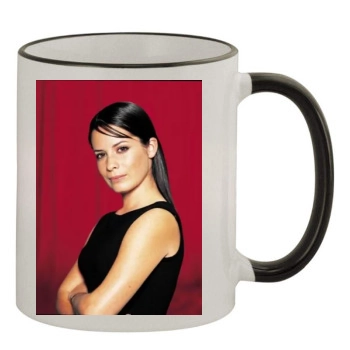 Holly Marie Combs 11oz Colored Rim & Handle Mug