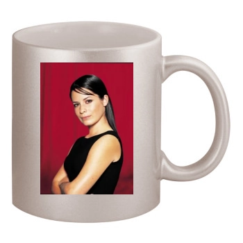 Holly Marie Combs 11oz Metallic Silver Mug