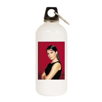 Holly Marie Combs White Water Bottle With Carabiner