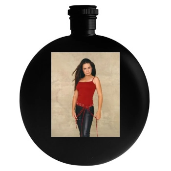 Holly Marie Combs Round Flask