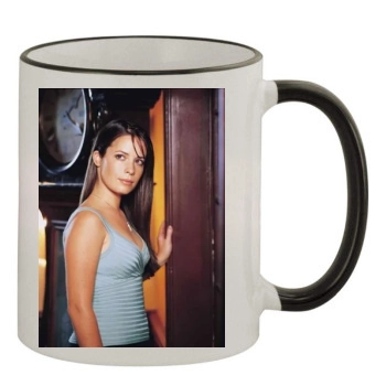 Holly Marie Combs 11oz Colored Rim & Handle Mug