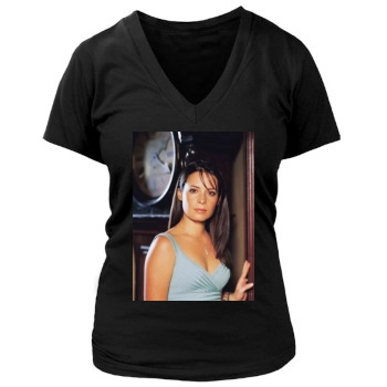 Holly Marie Combs Women's Deep V-Neck TShirt