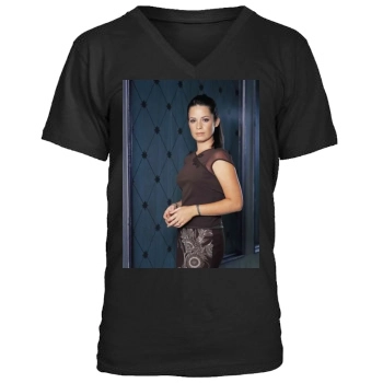 Holly Marie Combs Men's V-Neck T-Shirt