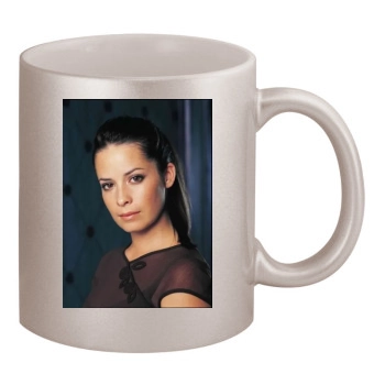 Holly Marie Combs 11oz Metallic Silver Mug