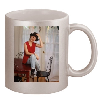 Holly Marie Combs 11oz Metallic Silver Mug