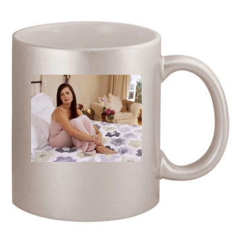 Holly Marie Combs 11oz Metallic Silver Mug