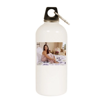 Holly Marie Combs White Water Bottle With Carabiner