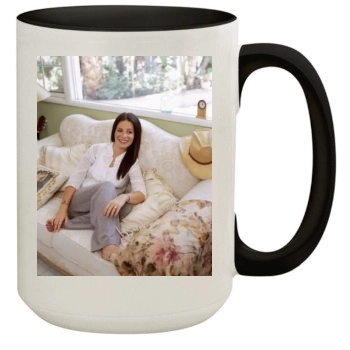 Holly Marie Combs 15oz Colored Inner & Handle Mug