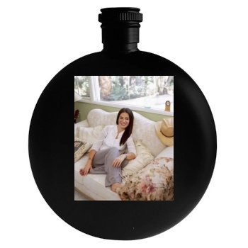 Holly Marie Combs Round Flask