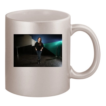 Holly Marie Combs 11oz Metallic Silver Mug