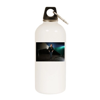 Holly Marie Combs White Water Bottle With Carabiner