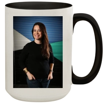 Holly Marie Combs 15oz Colored Inner & Handle Mug