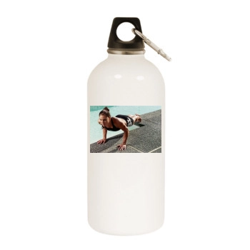 Hope Solo White Water Bottle With Carabiner