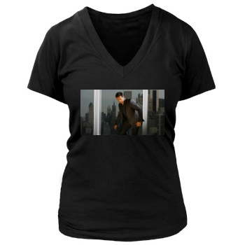 Hugh Jackman Women's Deep V-Neck TShirt