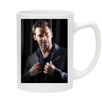 Hugh Jackman 14oz White Statesman Mug