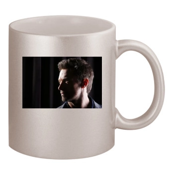 Hugh Jackman 11oz Metallic Silver Mug