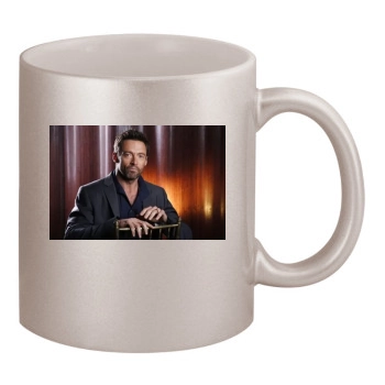 Hugh Jackman 11oz Metallic Silver Mug