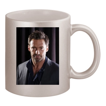 Hugh Jackman 11oz Metallic Silver Mug