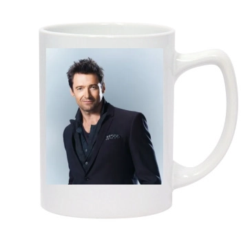 Hugh Jackman 14oz White Statesman Mug