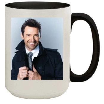 Hugh Jackman 15oz Colored Inner & Handle Mug