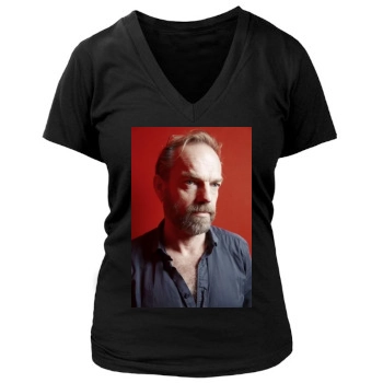 Hugo Weaving Women's Deep V-Neck TShirt