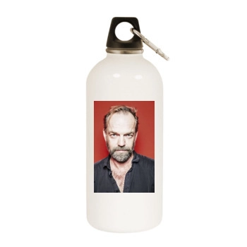 Hugo Weaving White Water Bottle With Carabiner