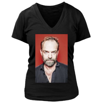 Hugo Weaving Women's Deep V-Neck TShirt