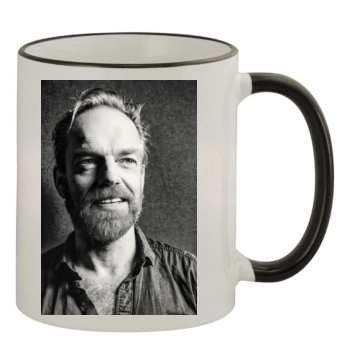 Hugo Weaving 11oz Colored Rim & Handle Mug