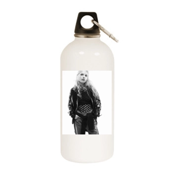 Frederikke Sofie White Water Bottle With Carabiner