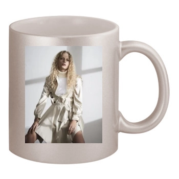 Frederikke Sofie 11oz Metallic Silver Mug