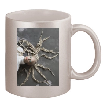 Frederikke Sofie 11oz Metallic Silver Mug