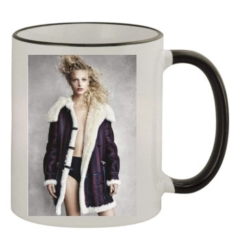 Frederikke Sofie 11oz Colored Rim & Handle Mug