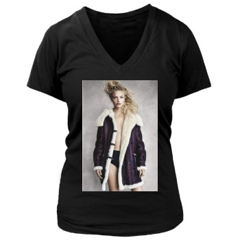 Frederikke Sofie Women's Deep V-Neck TShirt