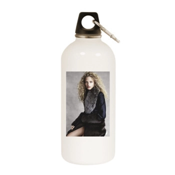 Frederikke Sofie White Water Bottle With Carabiner