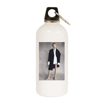 Frederikke Sofie White Water Bottle With Carabiner