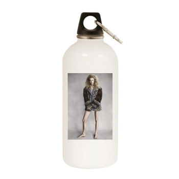 Frederikke Sofie White Water Bottle With Carabiner