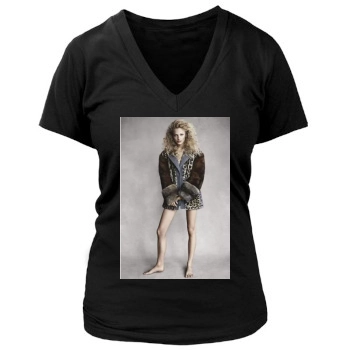 Frederikke Sofie Women's Deep V-Neck TShirt