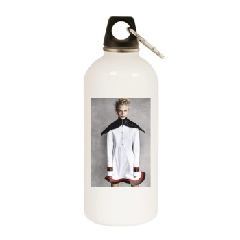 Frederikke Sofie White Water Bottle With Carabiner