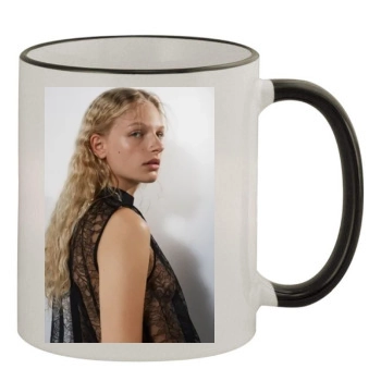 Frederikke Sofie 11oz Colored Rim & Handle Mug