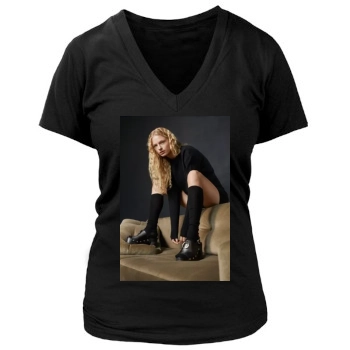 Frederikke Sofie Women's Deep V-Neck TShirt