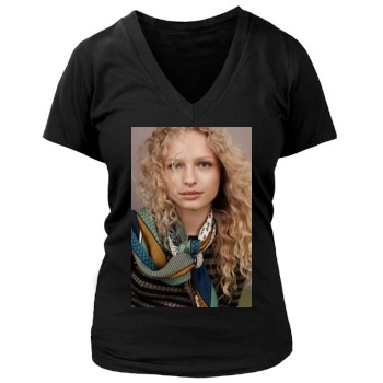 Frederikke Sofie Women's Deep V-Neck TShirt