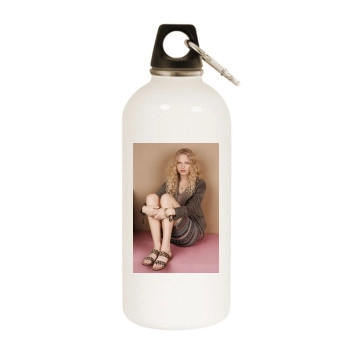 Frederikke Sofie White Water Bottle With Carabiner