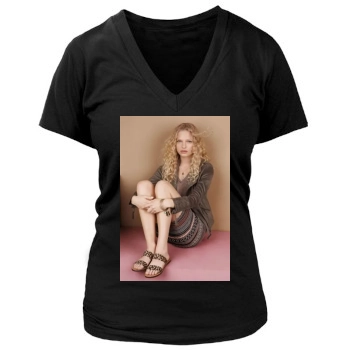 Frederikke Sofie Women's Deep V-Neck TShirt