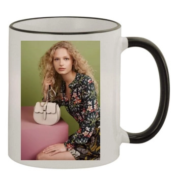 Frederikke Sofie 11oz Colored Rim & Handle Mug