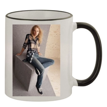 Frederikke Sofie 11oz Colored Rim & Handle Mug