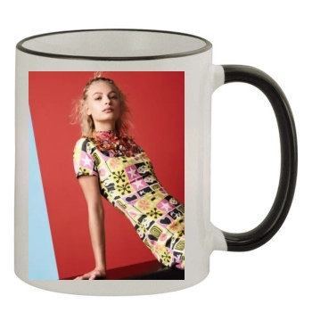 Frederikke Sofie 11oz Colored Rim & Handle Mug